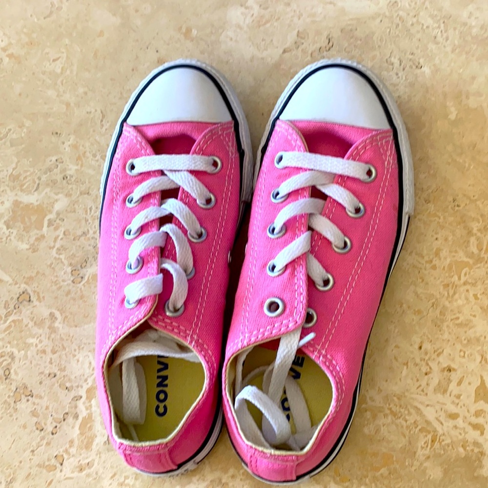 Brand new kids pink chucks!